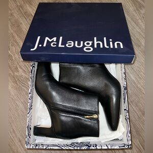 J. McLaughlin Black Ankle Boots